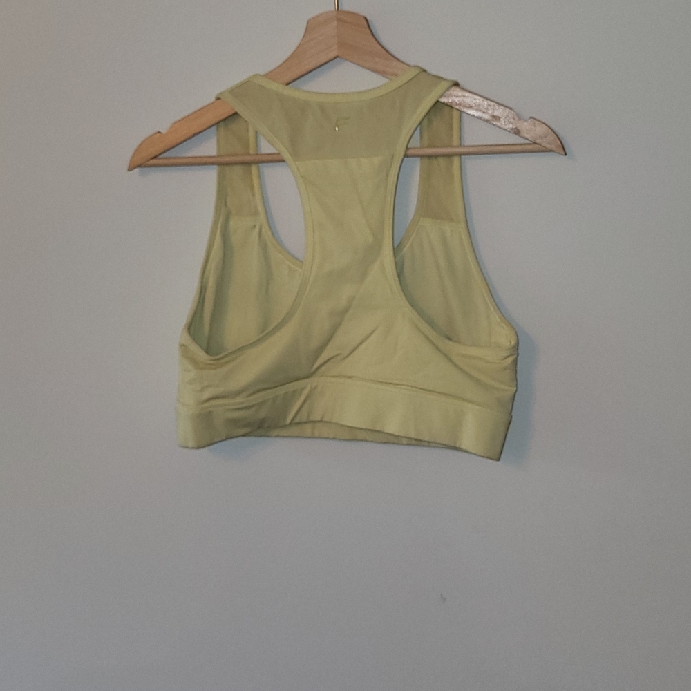 Fabletics Yellow Racerback Sports Bra - Picture 5 of 7